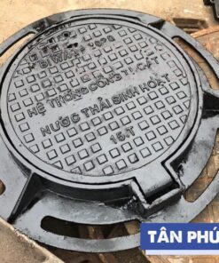 Nắp gang khung tròn d850