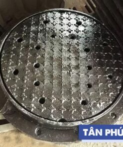 Nắp gang khung tròn d850