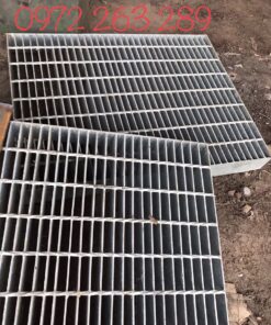 Tấm Sàn Grating Mạ Kẽm 1000x1000 tải trọng 40T