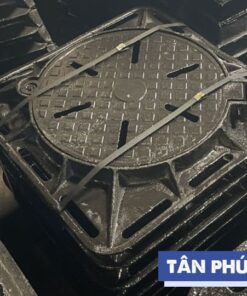 Alternative view of Nắp hố ga gang 1200 x 1200 (khung âm nắp tròn) mã TP-KA1200