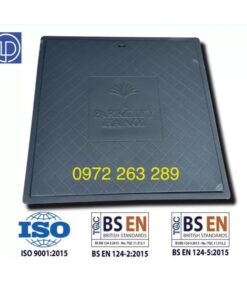 Nắp composite 600x600 khung vuông