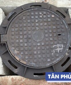 Nắp gang D900 khung tròn