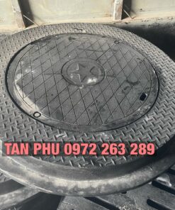 Alternative view of Nắp hố ga tròn D1000 composite (khung tròn nắp tròn) mã TP-CKT1000