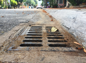 hình ảnh song chắn rác HN