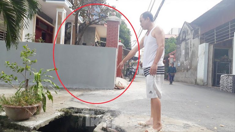 Xây nhà trên cống thoát nước