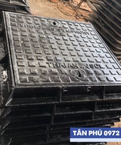 Nắp bể cáp thông tin 2 cánh 890x890