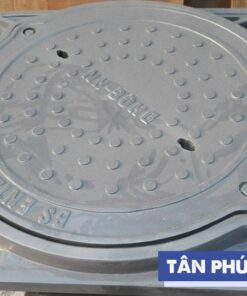 Nắp hố ga composite 900x900 khung âm nắp tròn 3
