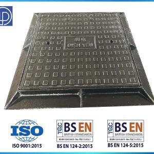 nắp hố ga gang 800x800 (khung vuông nắp vuông) mã TP-KV800
