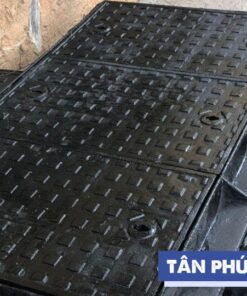 nắp hố ga gang 800x800 khung vuông nắp vuông mã TP-KV800-mẫu 2