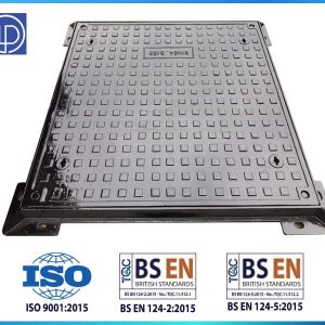 Nắp hố ga gang 900x900 khung vuông nắp vuông