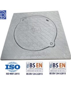 Nắp composite 1000x1000 khung dương nắp tròn