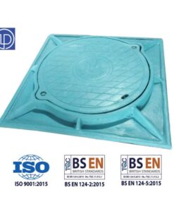 Nắp composite 900x900 khung âm nắp tròn