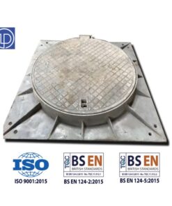 Nắp gang 900x900 khung âm nắp tròn