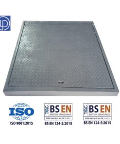 Nắp composite 1000x1000 khung vuông
