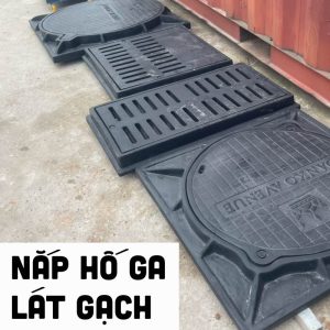 Nắp hố ga lát gạch
